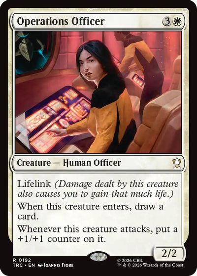 Operations Officer card art