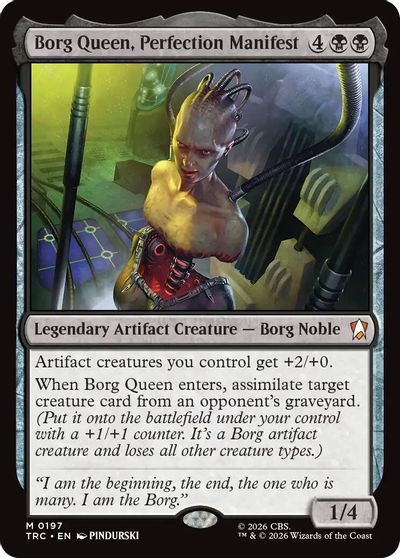 Borg Queen, Perfection Manifest card art