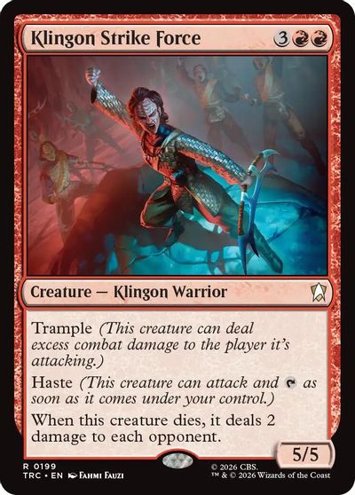 Klingon Strike Force card art