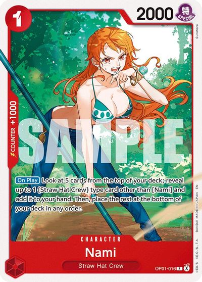 Nami card art