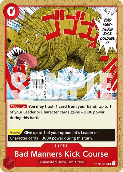 Bad Manners Kick Course card art