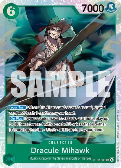 Dracule Mihawk card art