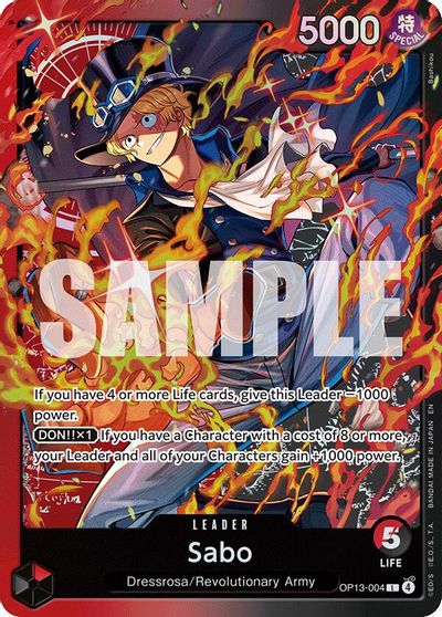 Sabo (OP13-004) card art