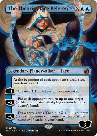 The Theorist, Jace Beleren (Borderless) (0363) card art