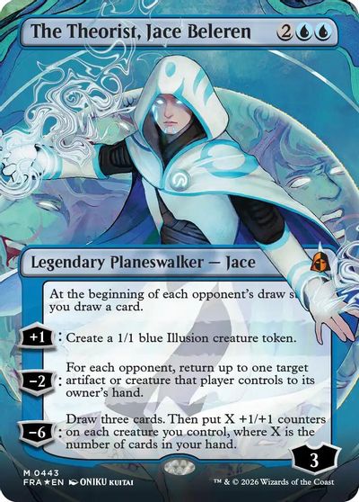 The Theorist, Jace Beleren (Borderless) (0443) card art