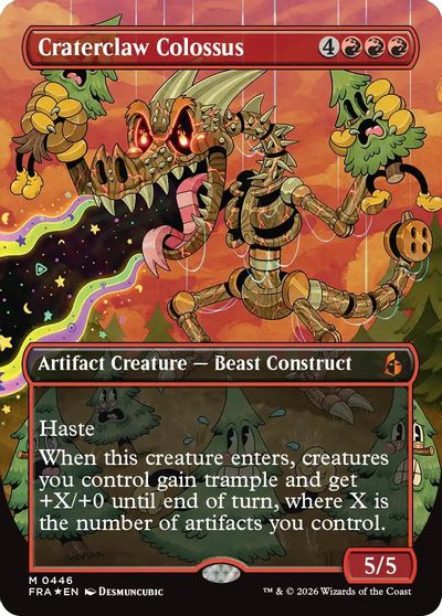 Craterclaw Colossus (Borderless) (0446) card art