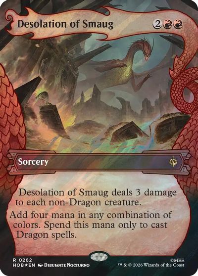 Desolation of Smaug (Showcase) (Surge Foil) card art