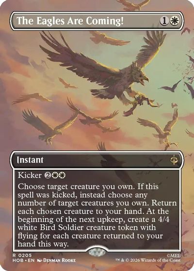 The Eagles Are Coming! (Borderless) card art
