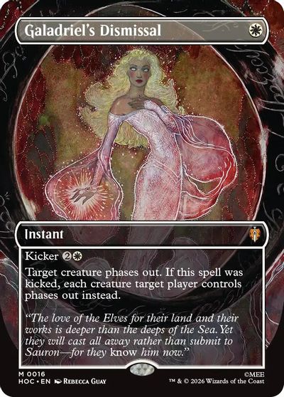 Galadriel's Dismissal (Borderless) card art