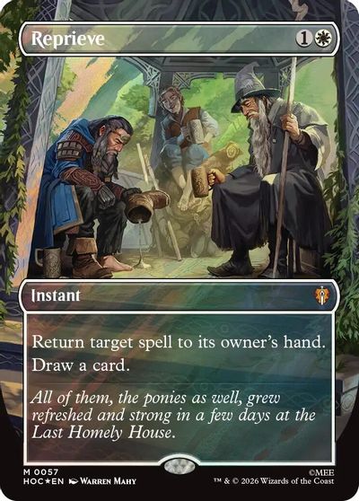 Reprieve (Borderless) (Surge Foil) card art