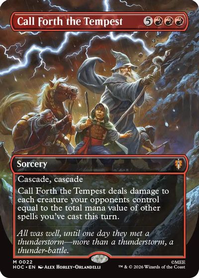 Call Forth the Tempest (Borderless) card art
