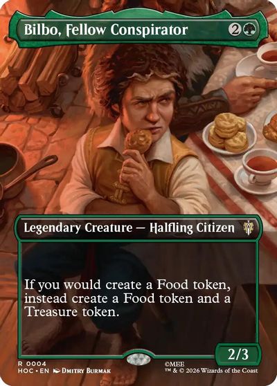 Bilbo, Fellow Conspirator (Borderless) card art