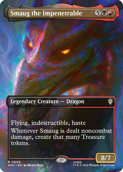 Smaug the Impenetrable (Borderless) card art