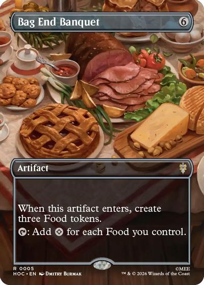 Bag End Banquet (Borderless) card art