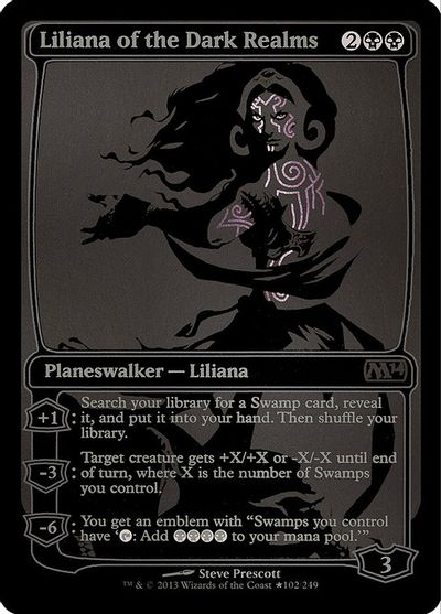 Liliana of the Dark Realms (SDCC 2013 Exclusive) card art