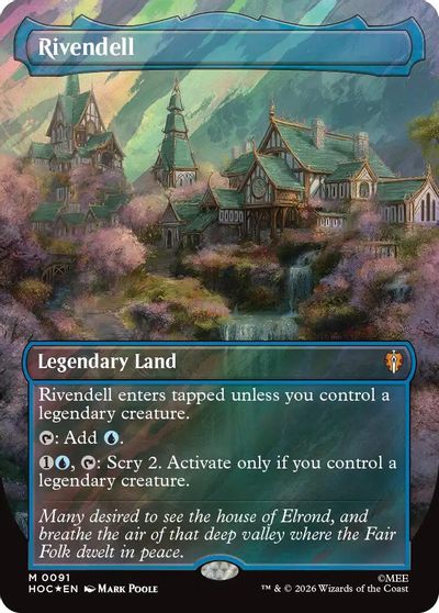 Rivendell (Borderless) (Surge Foil) card art