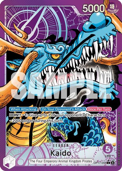Kaido (058) (Alternate Art) card art