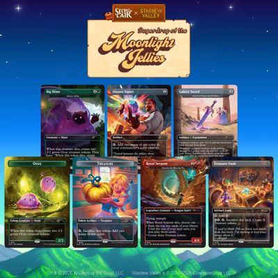 Secret Lair Drop: Secret Lair x Stardew Valley: A Flicker in the Deep - Non-Foil Edition card art