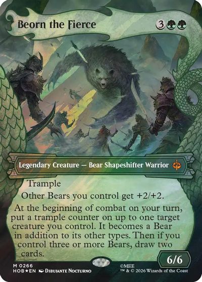 Beorn the Fierce (Showcase) (Surge Foil) card art