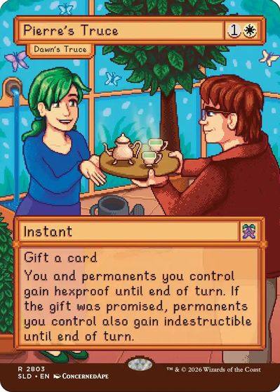 Pierre's Truce - Dawn's Truce card art