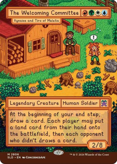 The Welcoming Committee - Kynaios and Tiro of Meletis card art