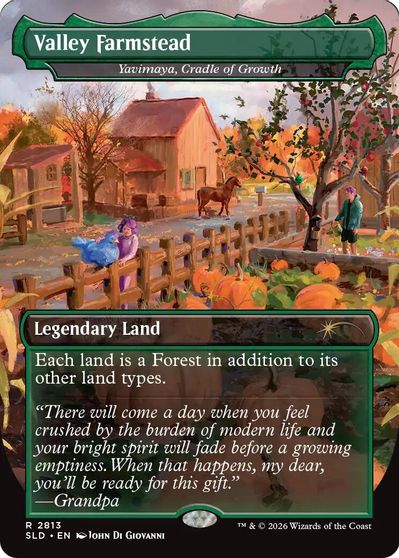 Valley Farmstead - Yavimaya, Cradle of Growth card art
