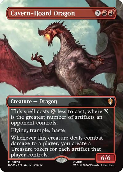 Cavern-Hoard Dragon (Borderless) card art