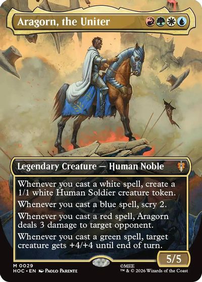 Aragorn, the Uniter (Borderless) card art