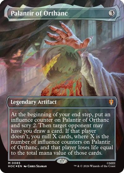Palantir of Orthanc (Borderless) (Surge Foil) card art
