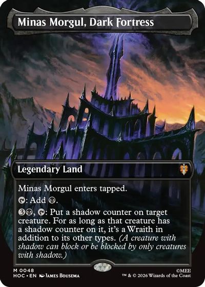 Minas Morgul, Dark Fortress (Borderless) card art