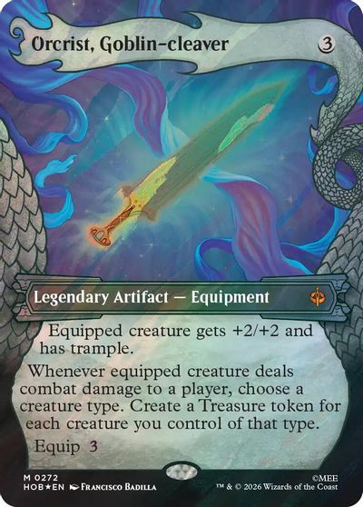 Orcrist, Goblin-cleaver (Showcase) (Surge Foil) card art