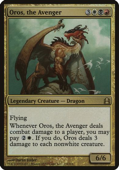 Oros, the Avenger (Commander) card art