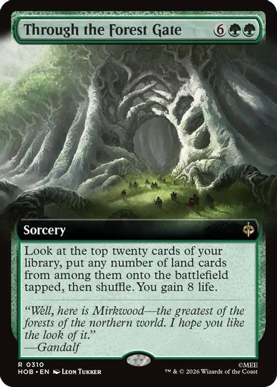 Through the Forest Gate (Extended Art) card art