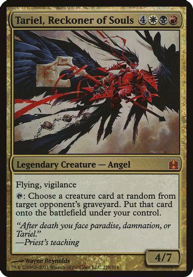 Tariel, Reckoner of Souls (Commander) card art