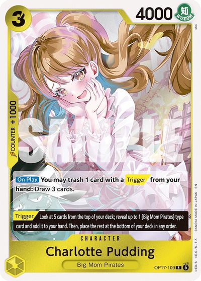 Charlotte Pudding card art