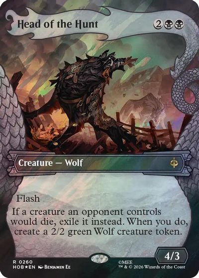 Head of the Hunt (Showcase) (Surge Foil) card art