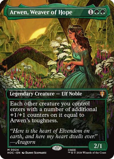 Arwen, Weaver of Hope (Borderless) card art