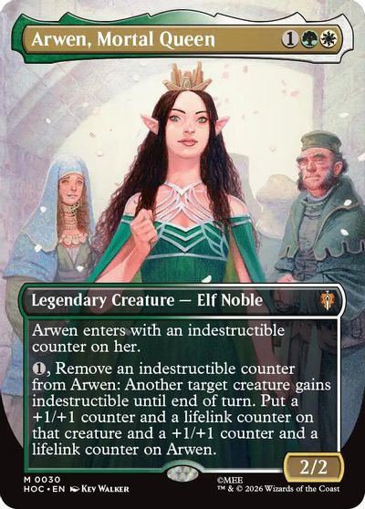 Arwen, Mortal Queen (Borderless) card art