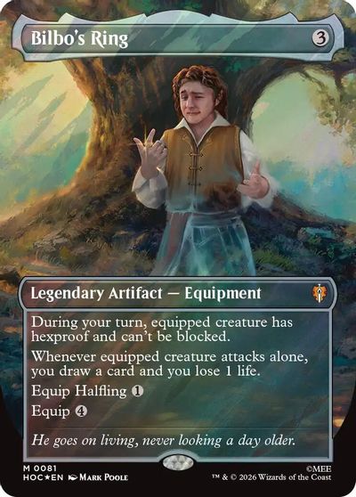 Bilbo's Ring (Borderless) (Surge Foil) card art