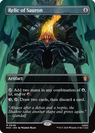 Relic of Sauron (Borderless) card art