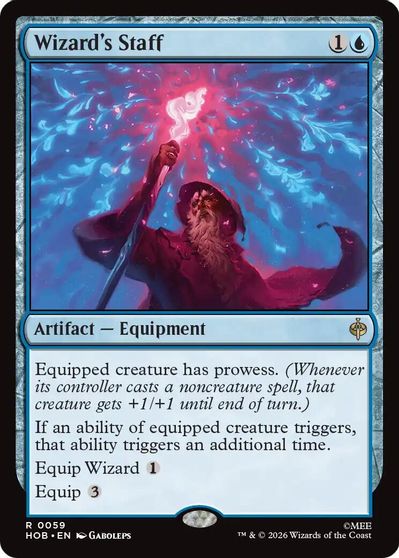 Wizard's Staff card art