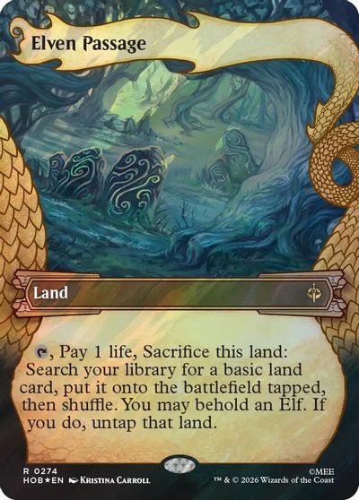 Elven Passage (Showcase) (Surge Foil) card art