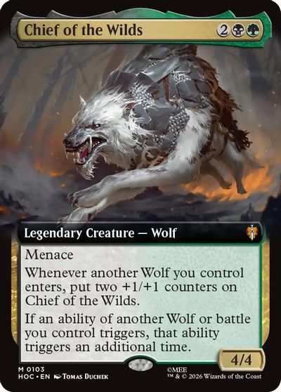 Chief of the Wilds (Extended Art) card art