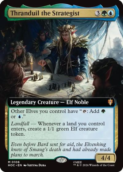 Thranduil the Strategist (Extended Art) card art