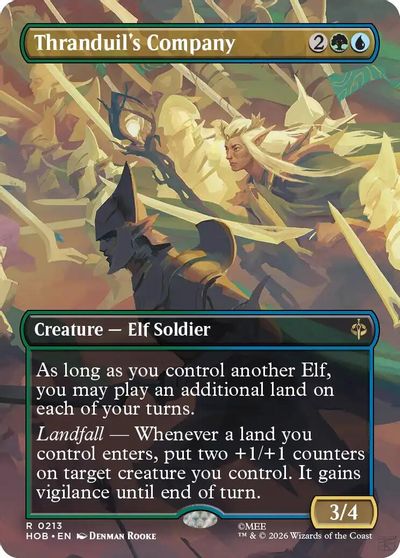 Thranduil's Company (Borderless) card art