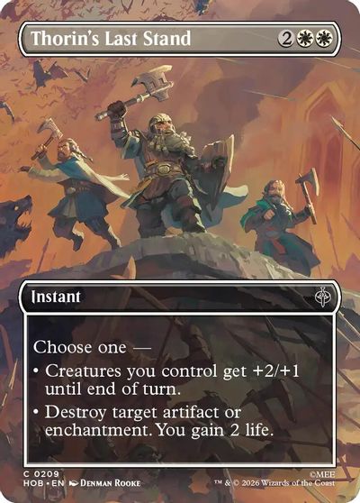 Thorin's Last Stand (Borderless) card art