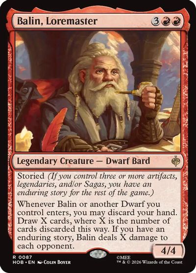 Balin, Tremaster card art