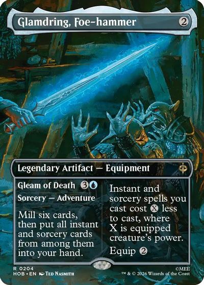 Glamdring, Foe-hammer (Borderless) card art