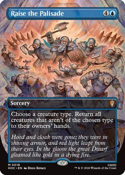 Raise the Palisade (Borderless) card art