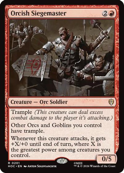 Orcish Siegemaster card art